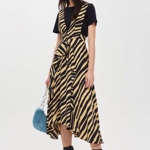 Topshop zebra print dress